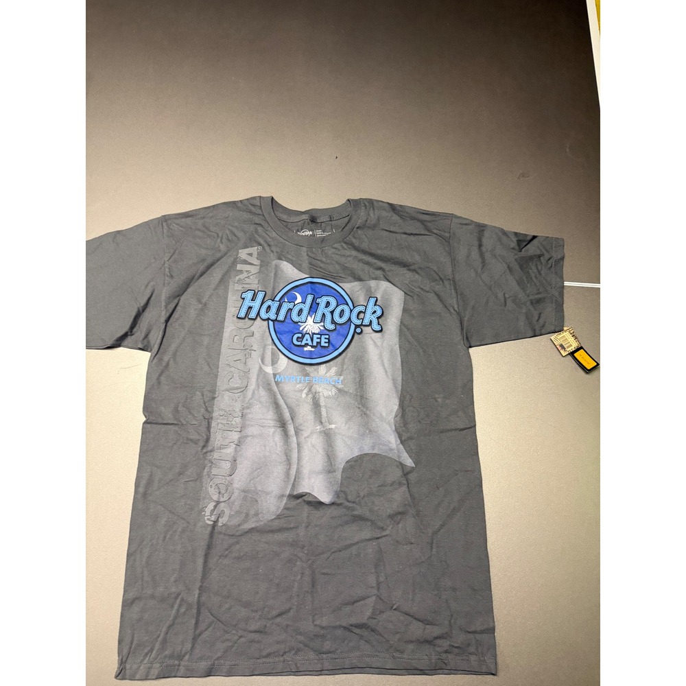 Hard Rock Cafe Myrtle Beach South Carolina T-Shirt Mens Large Gray New With Tags